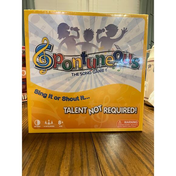 Spontuneous The Song Game New Sealed Family Party Game - Picture 1 of 3